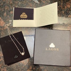 Lagos Luna Pearl Sterling Silver Necklace